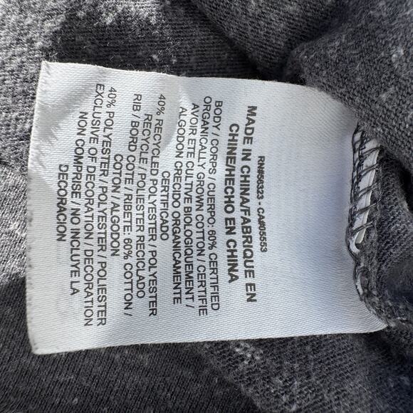 Nike Sweater Womens XS Gray Swoosh Logo Crewneck Pullover Organic Cotton Blend - Picture 6 of 7